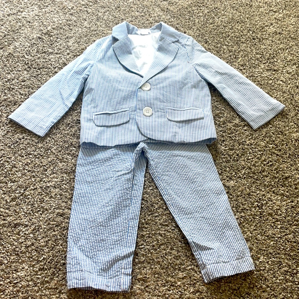 mudpie seersucker suit